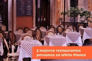 Restaurantes Peruanos en white planes