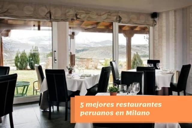 5 mejores restaurantes peruanos en Milano
