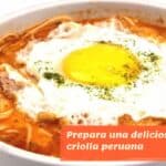 Sopa criolla peruana